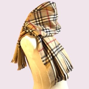 Taupe & Black Nova Check 50” Scarf